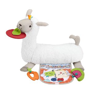 Mattel Morbido Lama Cresci con Me Prima Infanzia Multiattivita’, Multicolore