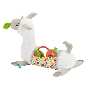 Mattel Morbido Lama Cresci con Me Prima Infanzia Multiattivita’, Multicolore