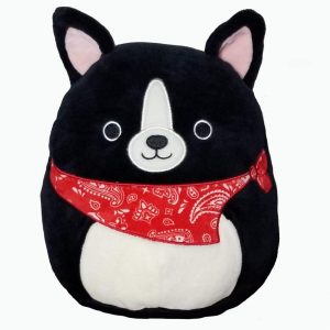 Squishmallow 8″ Plush Animal Pillow Pet (Boston Terrier Dog – Summer 2020)