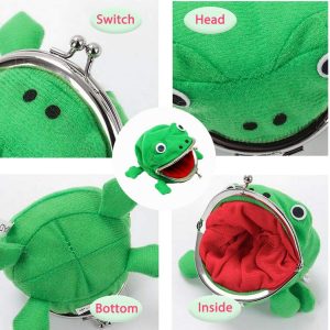 Naruto Anime Cosplay, Naruto Necklace and Plush Frog Coin Wallet, Funny Naruto Accessories Toys for Adults Or Kids Party