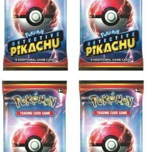 Detective Pikachu Sealed Booster Packs x4 (Pokemon TCG)