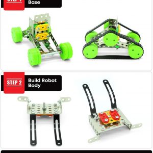 STEM Robot Building Kit | Build Your Own Robot Construction & DIY Engineering Toy | Educational Robot Kits for Kids to Build for Boys Girls Age 8 9 10 11 12 Teens Adults | Build & Take Apart Project