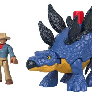 Jurassic World Dominion Stegosaurus Dinosaur & Dr. Grant Figure