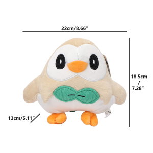 Rowlet Plush Toy Stuffed Animal Soft Doll Gift 7.9 Inch