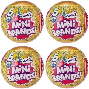 5 Surprise Mini Brands! Series 2 LOT of 4 Mystery Packs
