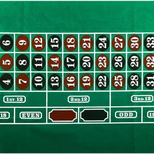 Yuanhe Roulette Table Felt Layout – 36″ x 72″ Rectangle Las Vegas Style Green Casino Table Top Mat, Great for Poker Game Night,Theme Party, Fundraisers & Gatherings