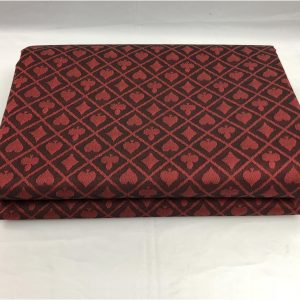 108X60Inch Section of Two-Tone Suited Poker Table Speed Cloth (4 Colors Available)